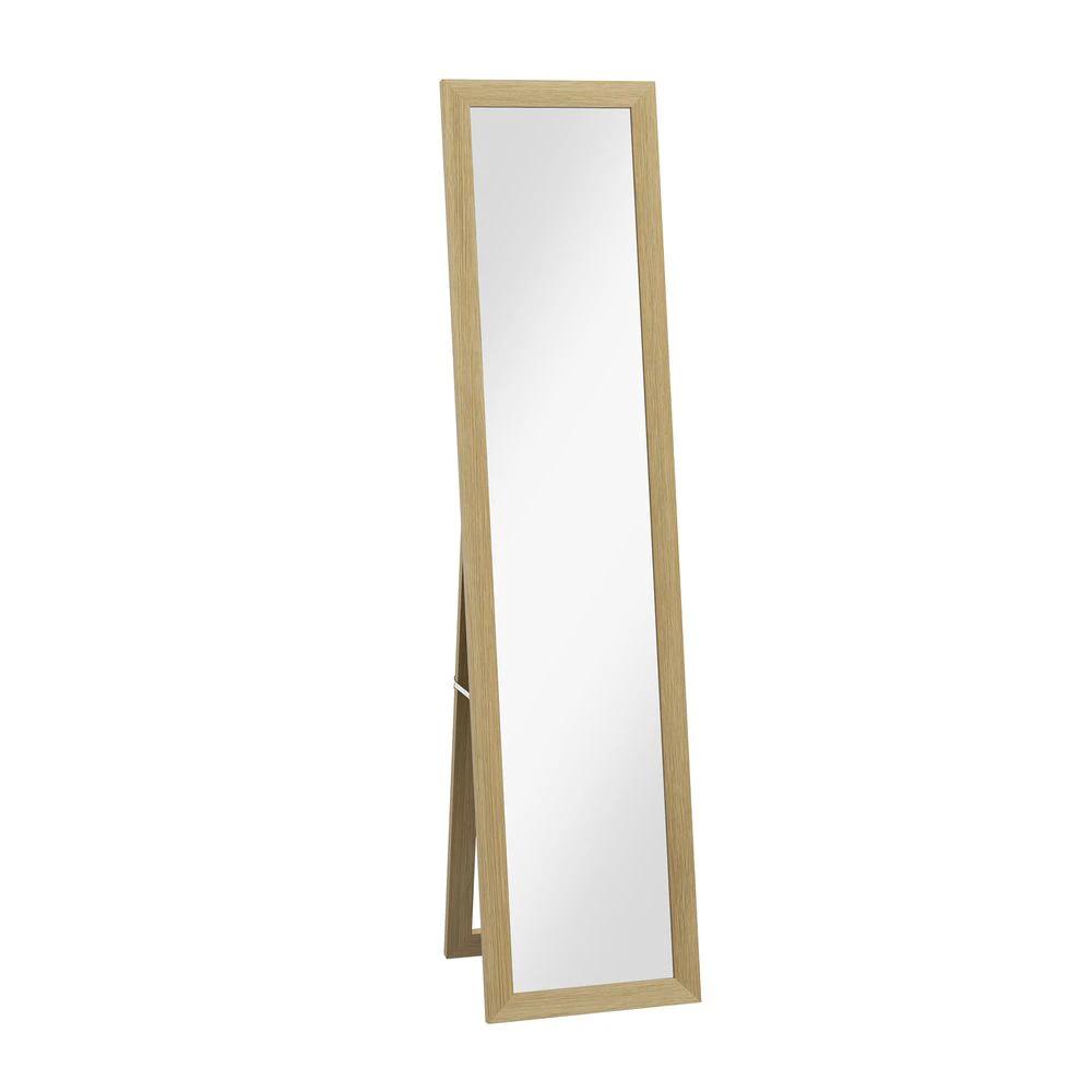 HOMCOM HOMCOM Full Length Mirror, Farmhouse Wall Mirror, Hanging & Freestanding - Mirror