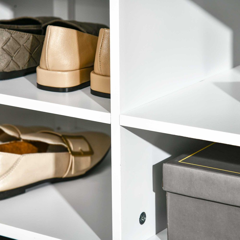 Mirror Cabinet, 80Lx40Wx170H cm-White - Mirror from HOMCOM