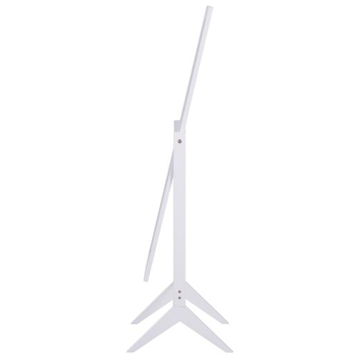 Tall Freestanding Dressing Mirror w/Adjustable Tilt White - Mirror from HOMCOM