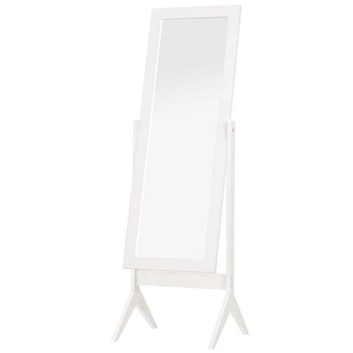 HOMCOM Tall Freestanding Dressing Mirror w/Adjustable Tilt White - Mirror