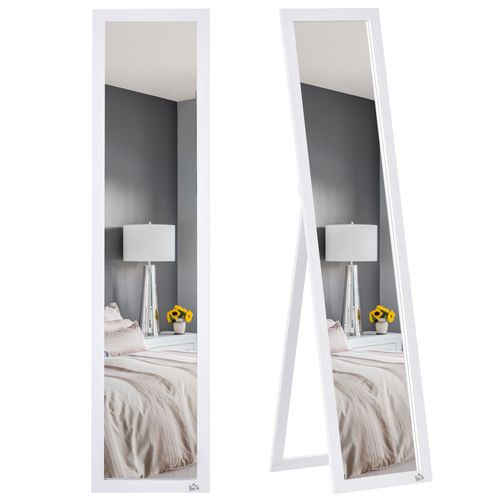HOMCOM Full Length Mirror, Floor Standing or Wall-Mounted Long Mirror - Mirror from HOMCOM
