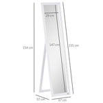HOMCOM Full Length Mirror, Floor Standing or Wall-Mounted Long Mirror - Mirror from HOMCOM