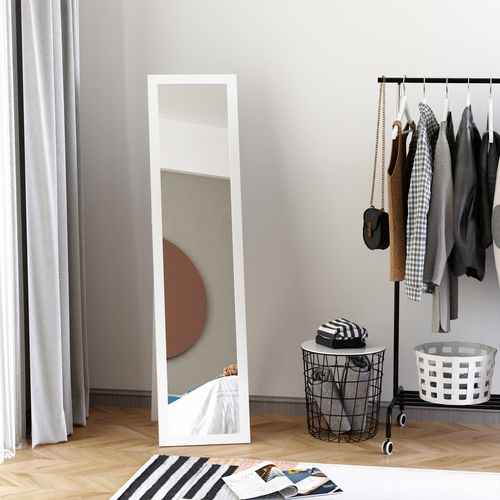 HOMCOM Full Length Mirror, Floor Standing or Wall-Mounted Long Mirror - Mirror from HOMCOM