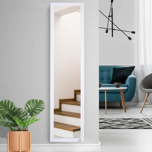 HOMCOM Full Length Mirror, Floor Standing or Wall-Mounted Long Mirror - Mirror from HOMCOM