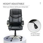 Executive Computer Office Desk Chair PU Leather Swivel Chairs High Back by HOMCOM