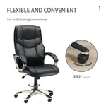 Executive Computer Office Desk Chair PU Leather Swivel Chairs High Back by HOMCOM