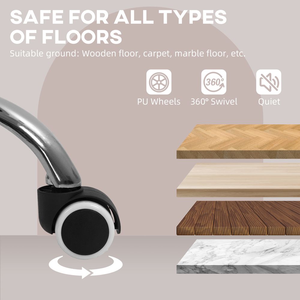 HOMCOM Office Chair, Swivel Desk Chair w/ Adjustable Height - Office Chair from HOMCOM