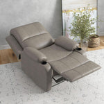 Recliner Armchair for Living Room, Recliner Chair with Cup Holder by HOMCOM