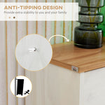 12 Pair Slim Shoe Storage Cabinet Homcomw/ 3 Flip Drawers for Entryway Hallway - Shoe Storage from HOMCOM