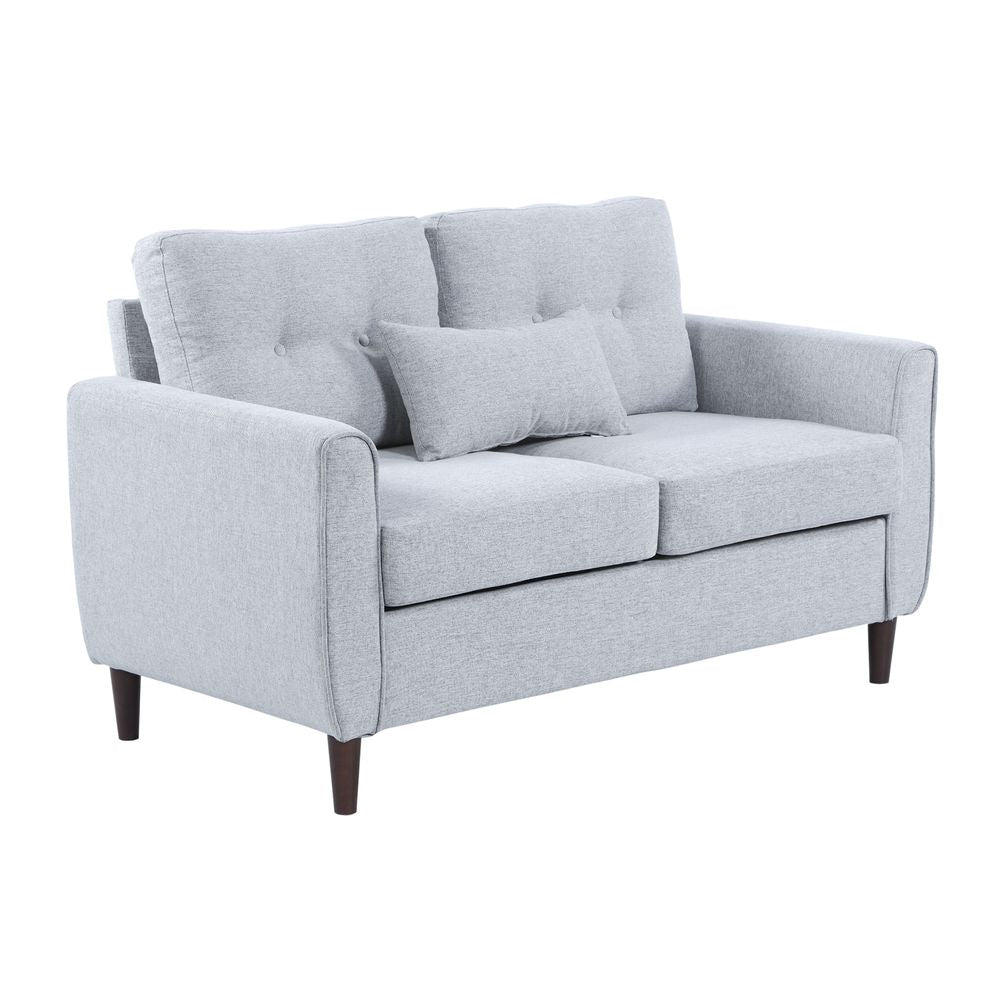 Modern Chic Loveseat with Armrest Spring Padding for Home Office - Sofa from HOMCOM