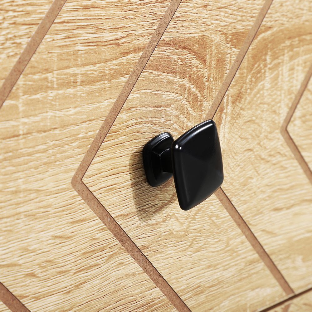 6 Drawers Storage Unit Hallway Bedroom Living Room Cabinet Zig Zag Design - Storage Box from HOMCOM