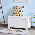 HOMCOM Large Storage Box Toy Chest with Lid & Safety Hinges - Uncategorized Storage Box