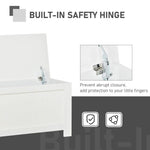 HOMCOM Large Storage Box Toy Chest with Lid & Safety Hinges - Uncategorized Storage Box