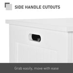 HOMCOM Large Storage Box Toy Chest with Lid & Safety Hinges - Uncategorized Storage Box