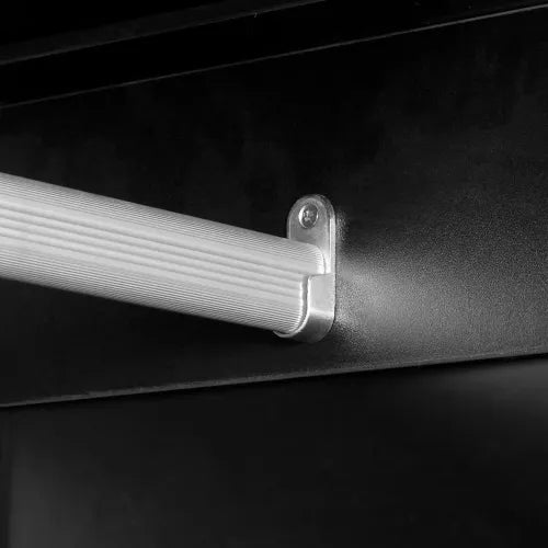 2 Door Wardrobe Modern Wardrobe with 3 Drawer and Hanging Rod for Bedroom White - Wardrobe from HOMCOM