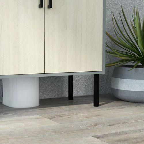 kleankin Bathroom Sink Cabinet, Under Sink Basin Storage Cupboard with Shelf by kleankin