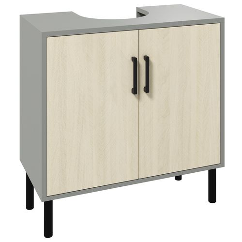 kleankin Bathroom Sink Cabinet, Under Sink Basin Storage Cupboard with Shelf -  from kleankin