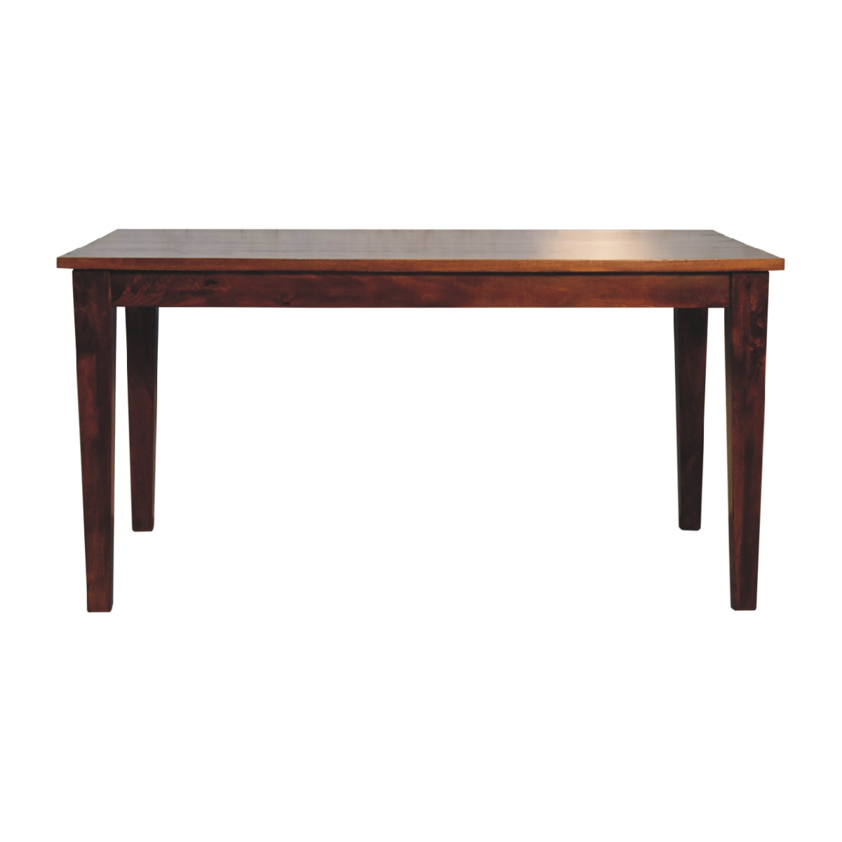 Artisan Dining Table 6ft Solid Mango Chestnut Finish Family - Artisan Furniture - Home Symphony