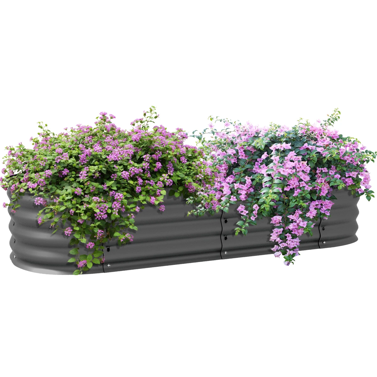 Outsunny Raised Garden Bed Planter With Safety Edging by Outsunny