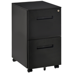 Vinsetto 2-Drawer Locking File Cabinet Office - Unbranded - Home Symphony