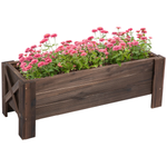 Unbranded Outsunny Raised Bed Planter 100x36.5x36 Durable Gardeners - Planters