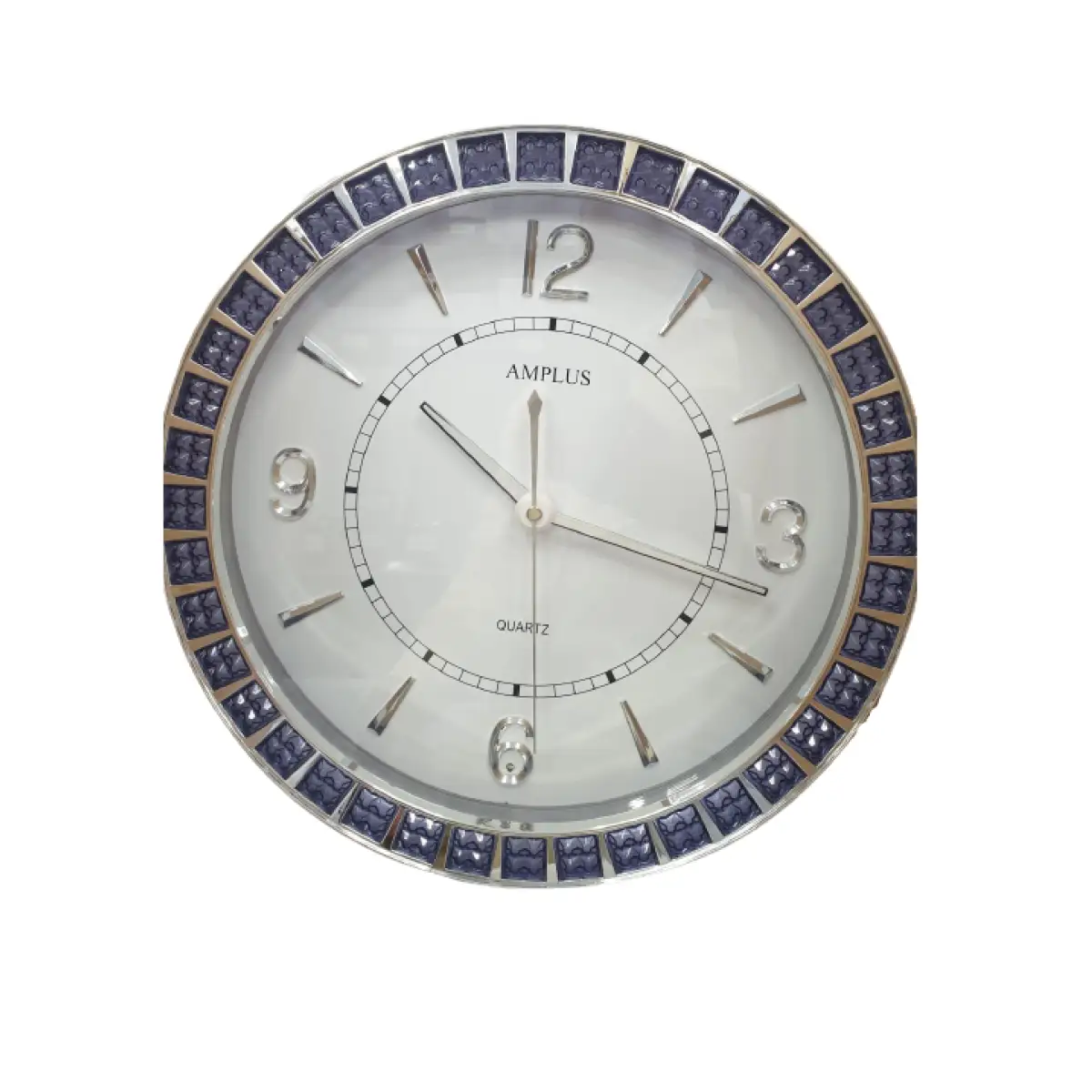 Amplus Amplus Wall Clock with Sweep Movement PW182BL - Clock