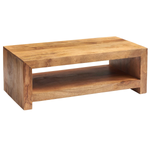 Indian Hub Toko Mango Coffee Table Lg OpenShelf LivingRoom - Coffee Table