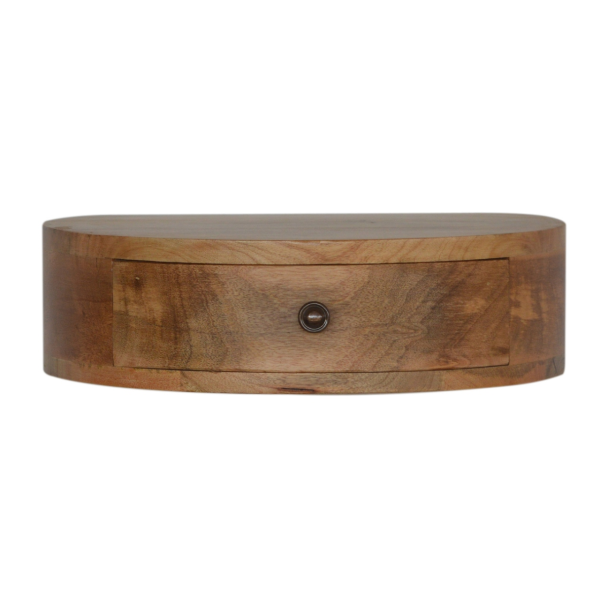 Artisan Bedside Drawer Wall Mount Round MangoWood - Artisan Furniture - Home Symphony