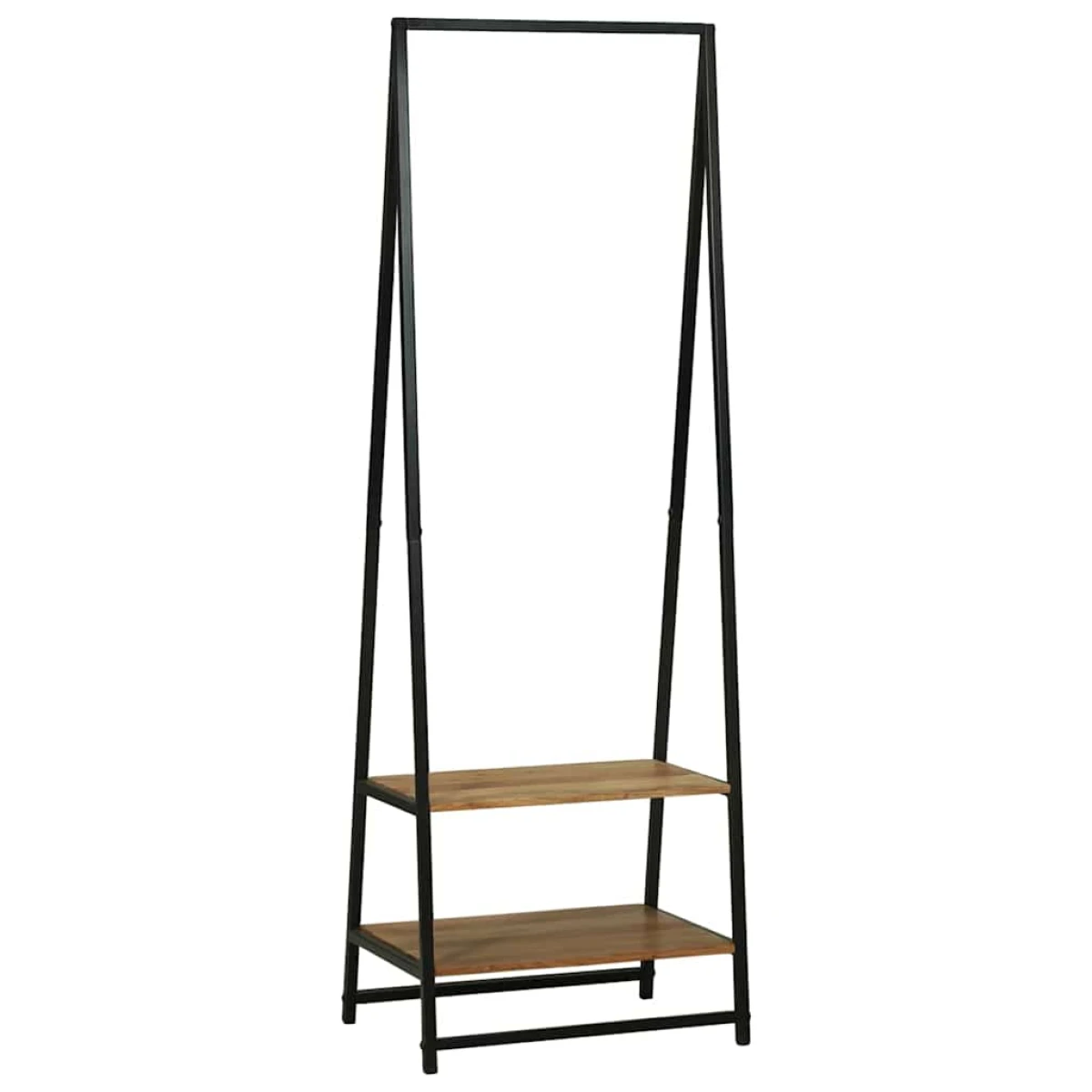 VidaXL Clothes Rack 60 x 45 x 180 cm Solid Acacia Wood Minimalist Frame For Home Organization by vidaXL