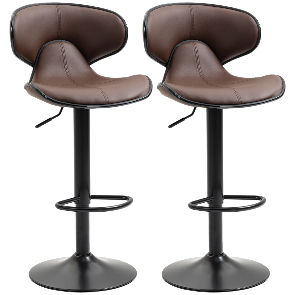 Premium Barstools 89.5-109.5cm Gas Lift Pair