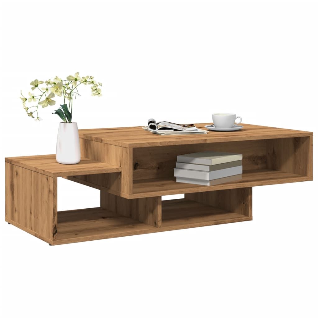 VidaXL Coffee Table 105x55x32 cm Artisan Oak Engineered Wood For Living Room And Home Office - vidaXL - Home Symphony