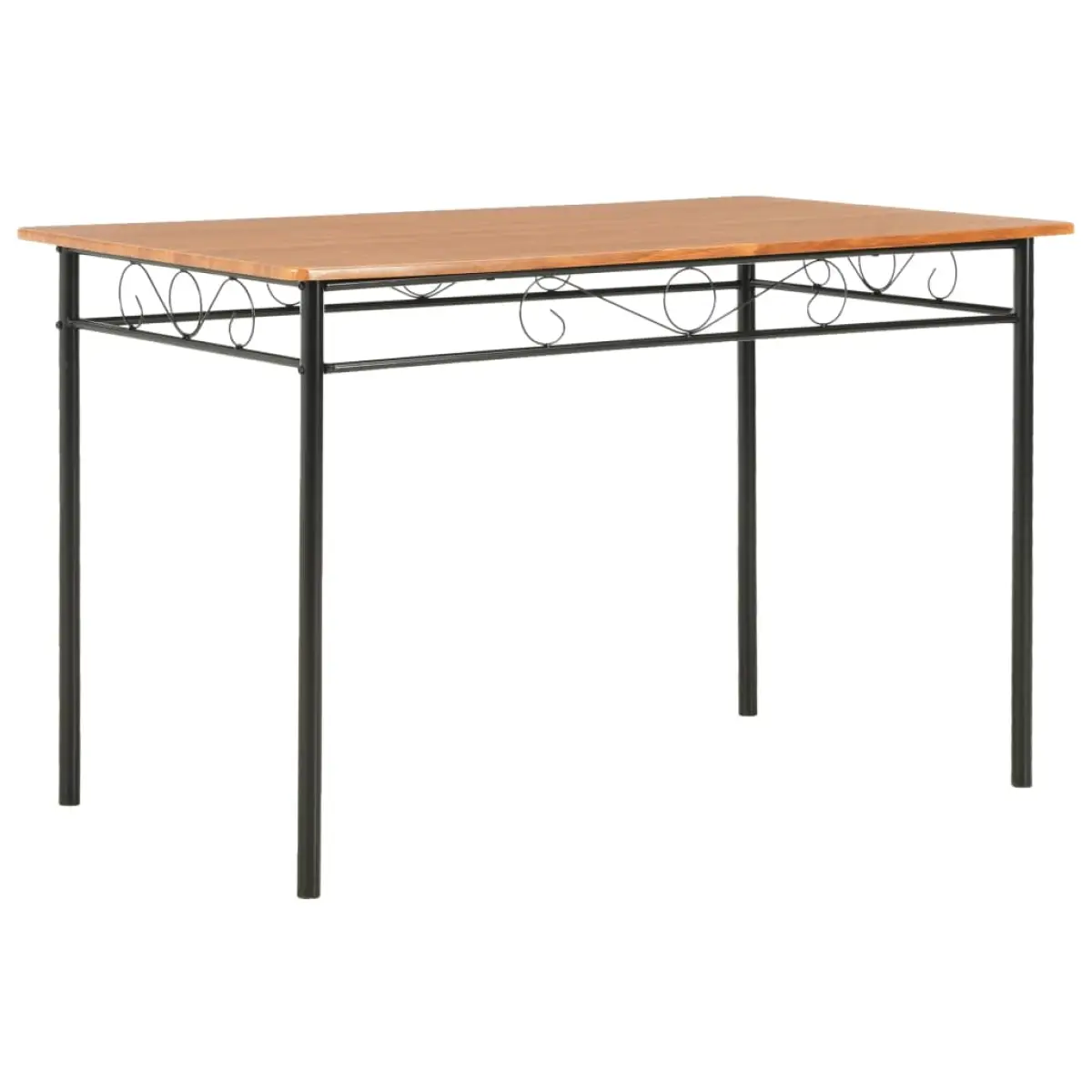 vidaXL vidaXL Dining Table Brown 120x70x75 cm MDF - Dining Table