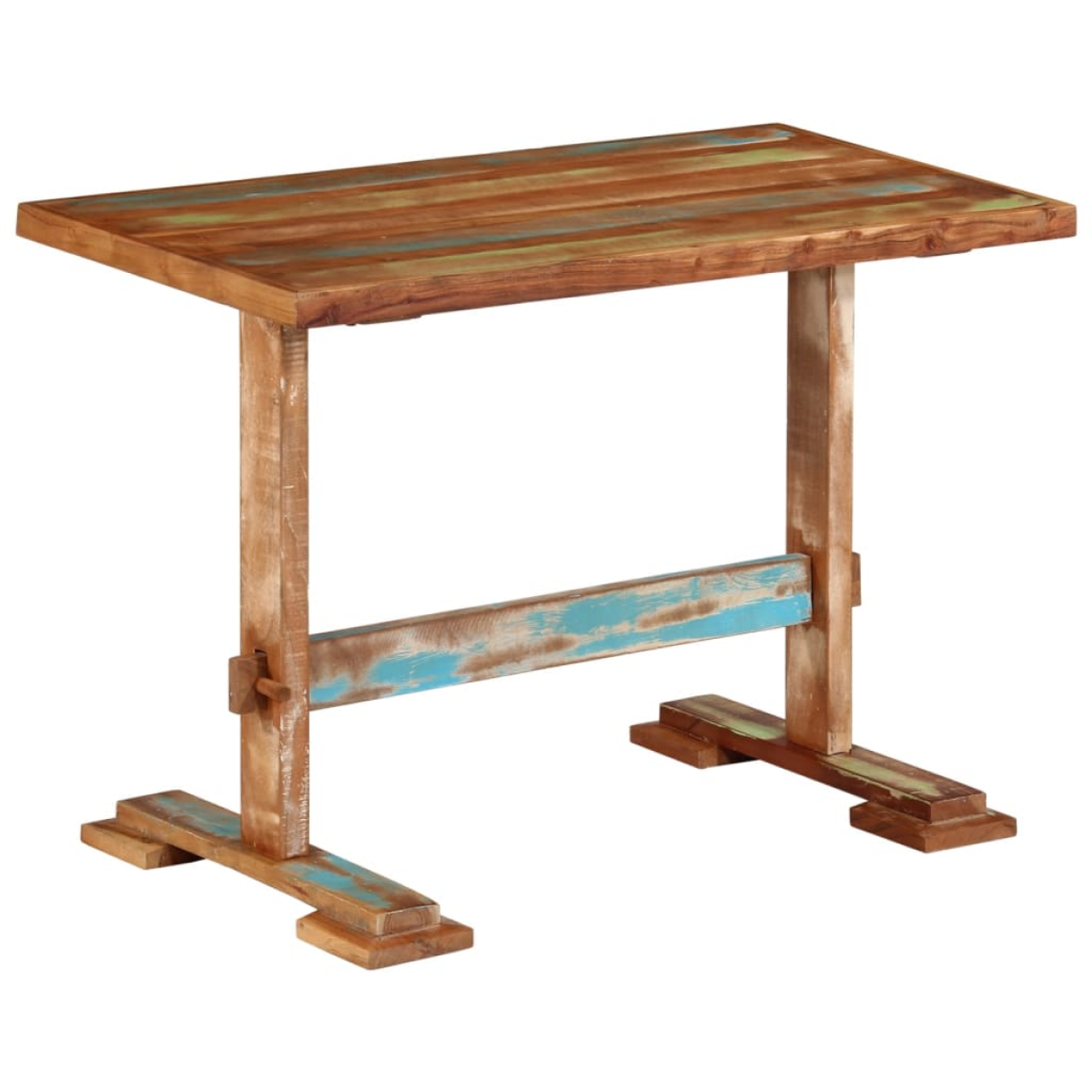 vidaXL Dining Table 110x55x78 cm Reclaimed Wood Home Dining - vidaXL - Home Symphony