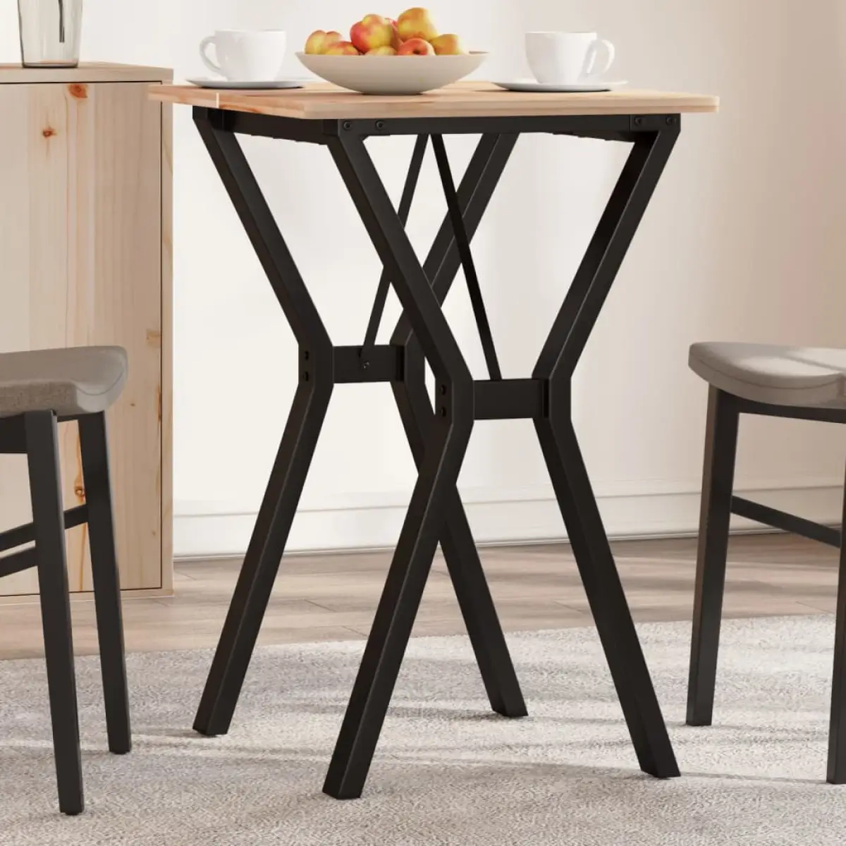 vidaXL vidaXL Dining Table Legs Y-Frame 50x40x73 cm Steel - Dining Table