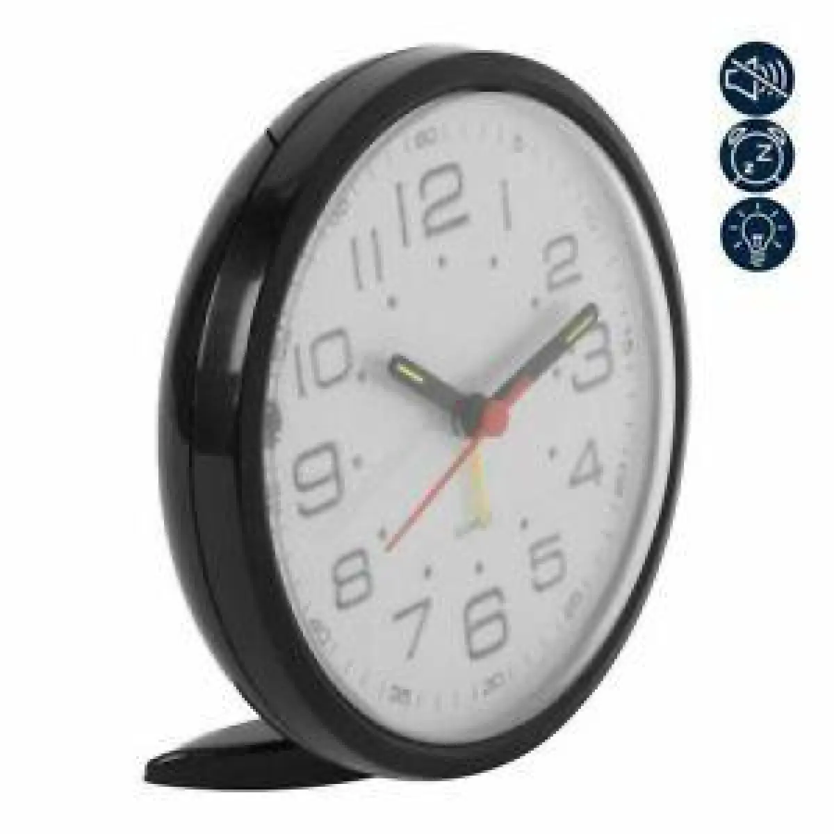 WIDDOP Widdop Black Alarm Clock 5113BK - Clock