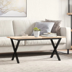 VidaXL X-Frame Coffee Table Legs 90x30x43cm Steel by vidaXL