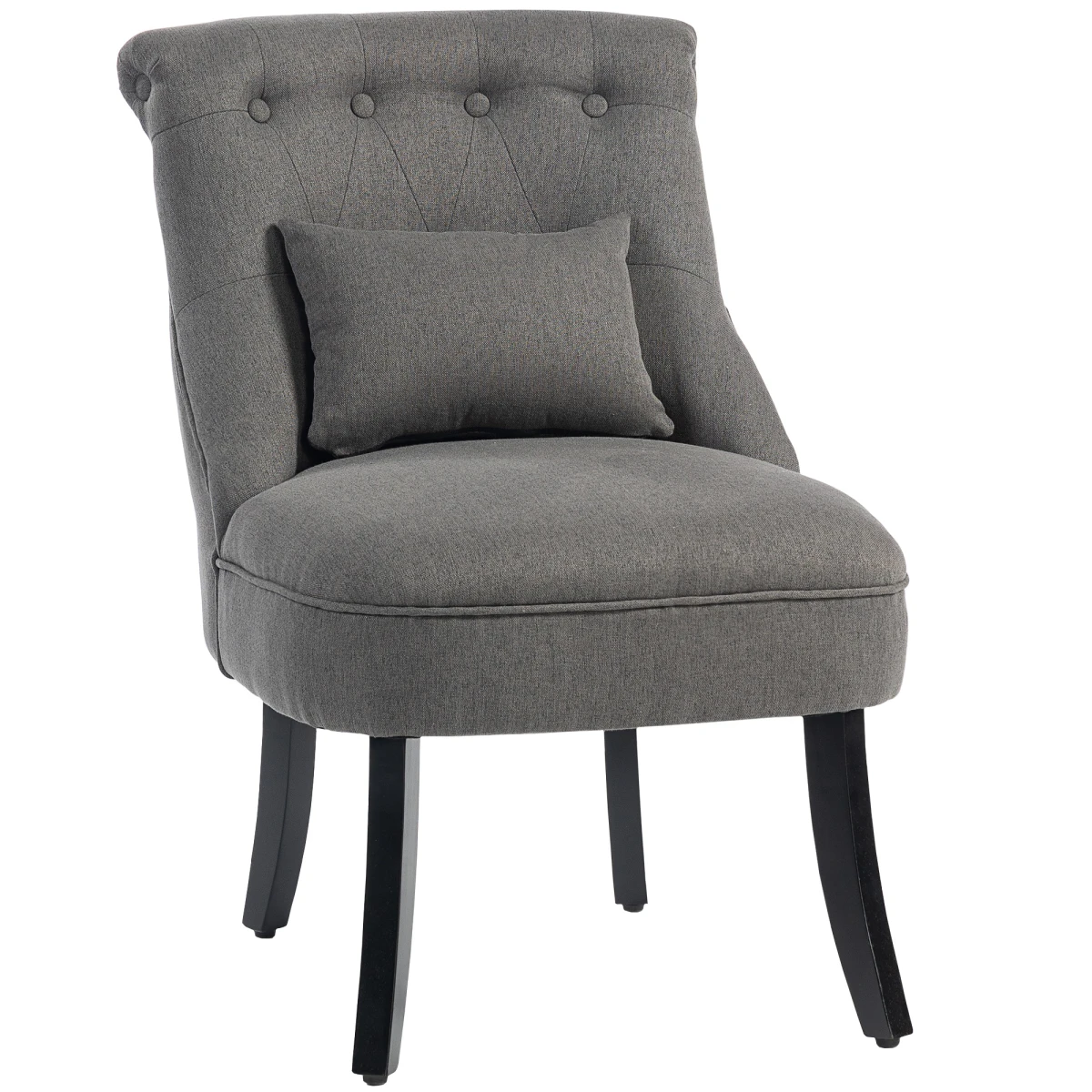 HOMCOM Sofa Compact Tufted Back Wood Legs Urban by HOMCOM