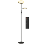 HOMCOM Floor Lamp 62 Inches with Adjustable Brightness for Modern Living Rooms by HOMCOM