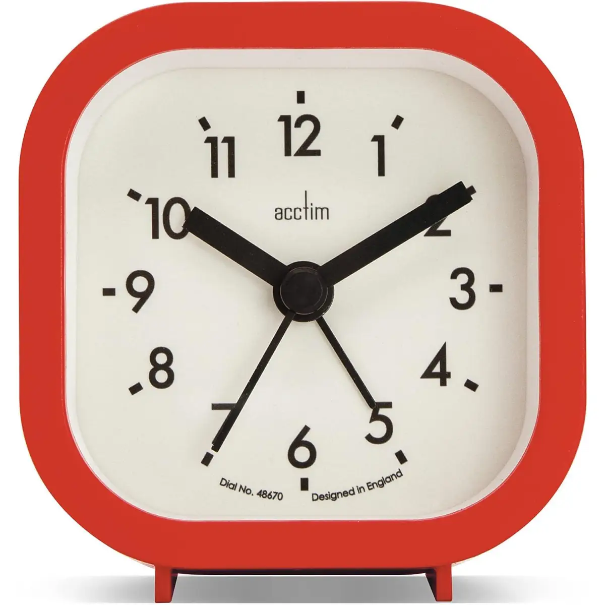 Acctim Acctim Robyn Mini Bedside Red Alarm Clock 16304 - Clock