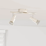 vidaXL vidaXL Ceiling Spotlight with Spotlights Nickel 25.5 x 8 x 11 cm Steel - Spotlight