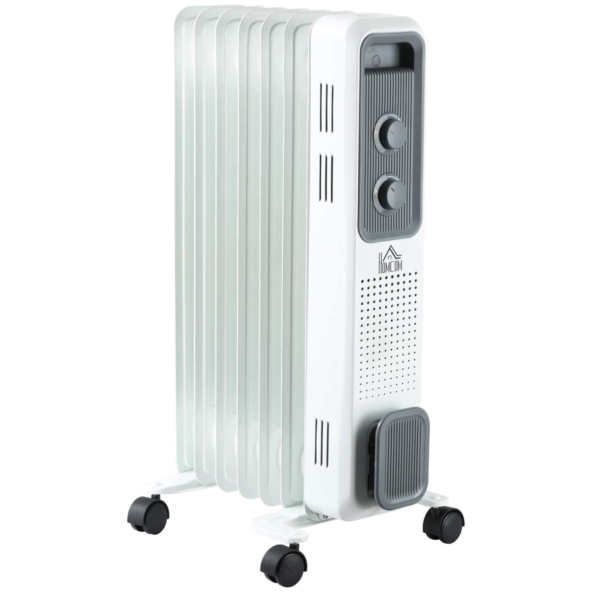 Homcom Oil Radiator 1630W 7Fins Thermostat Home