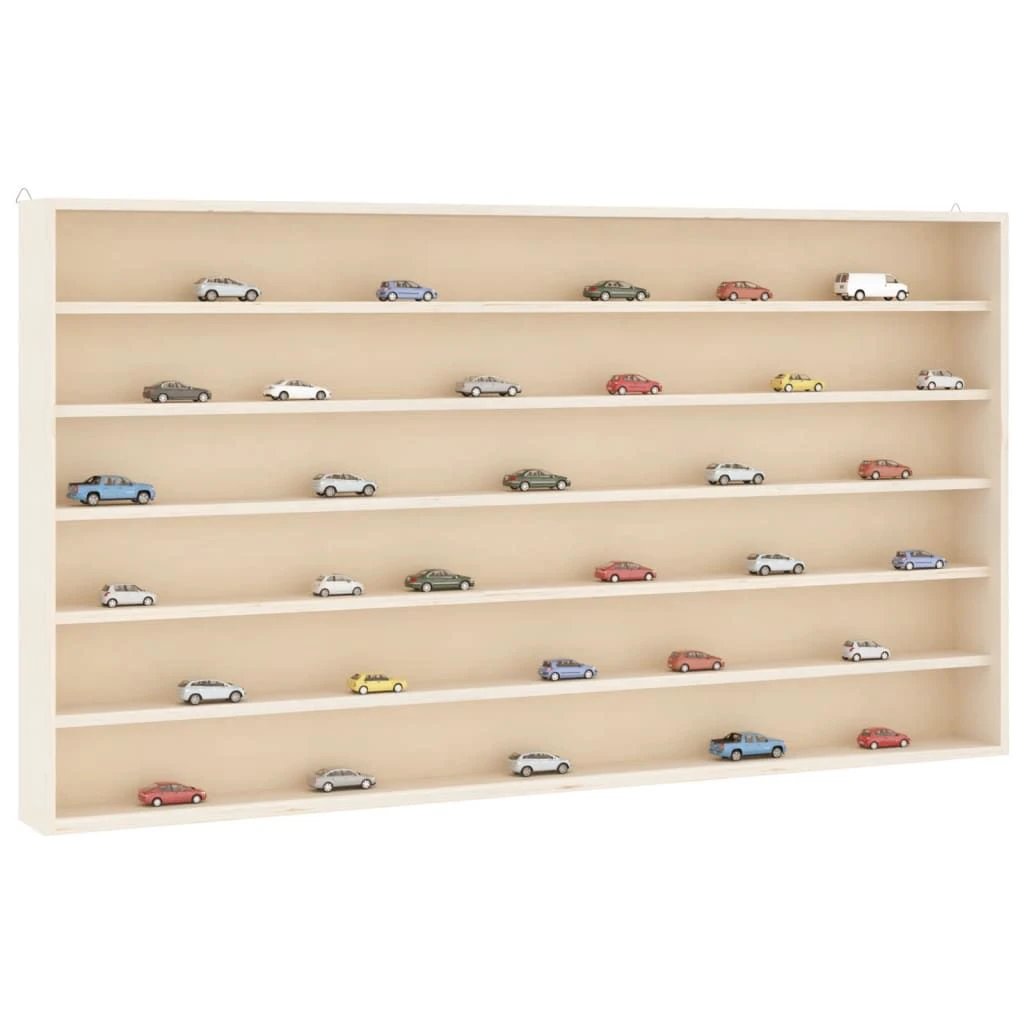 vidaXL vidaXL Wall Display Cabinet with 6 Shelves 40x8.5x55 cm - Display Cabinet