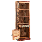 Indian Hub Coastal Narrow Bookcase - Bookcase