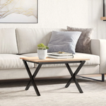 vidaXL vidaXL XFrame Coffee Table Legs 60x40x38 cm Powder Coated Steel Durable For DIY Furniture - Coffee Table