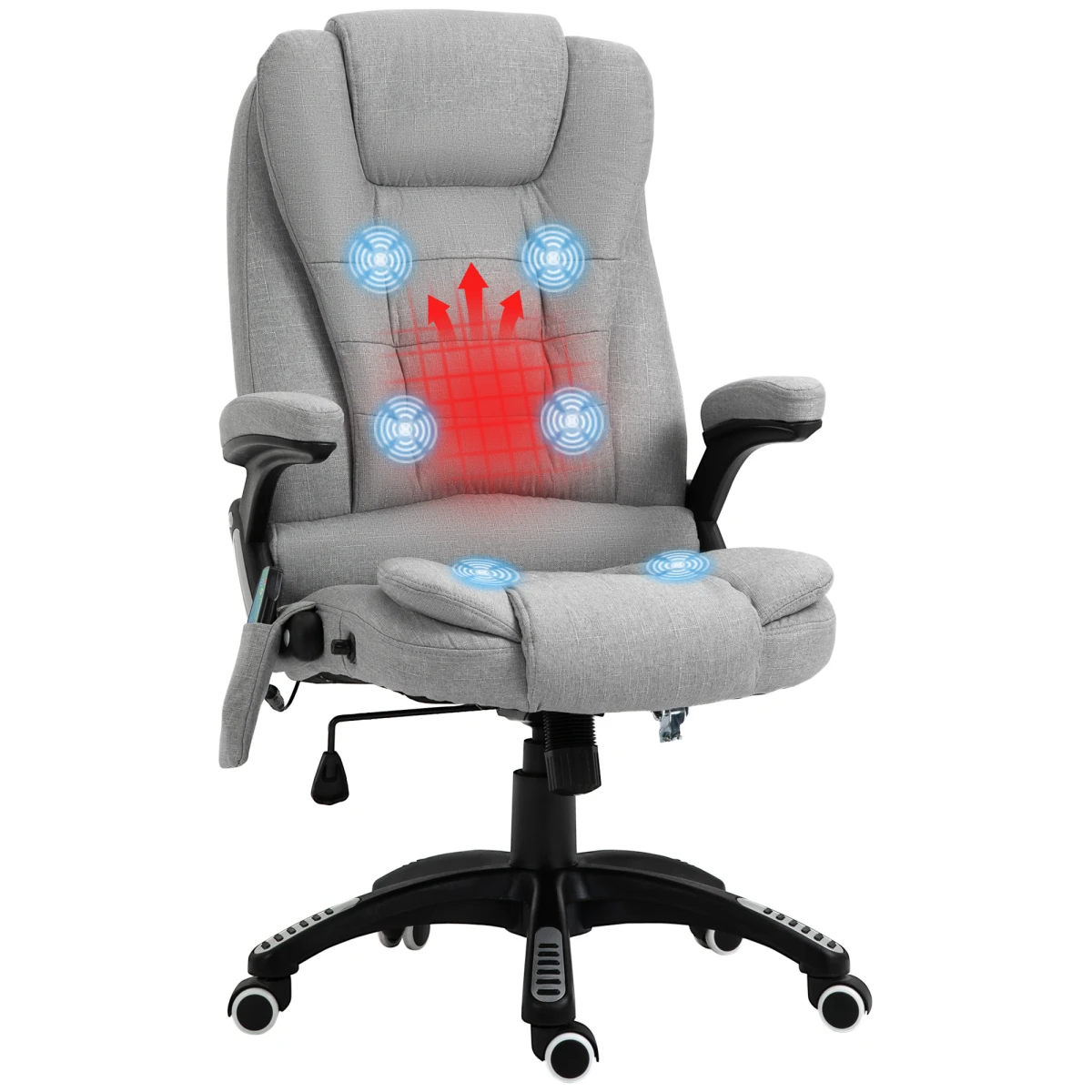 Unbranded Premium Reclining Chair SixPoint Massage Office - Office Chair