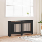 VidaXL Radiator Cover 152x19x81.5cm Black Living - vidaXL - Home Symphony