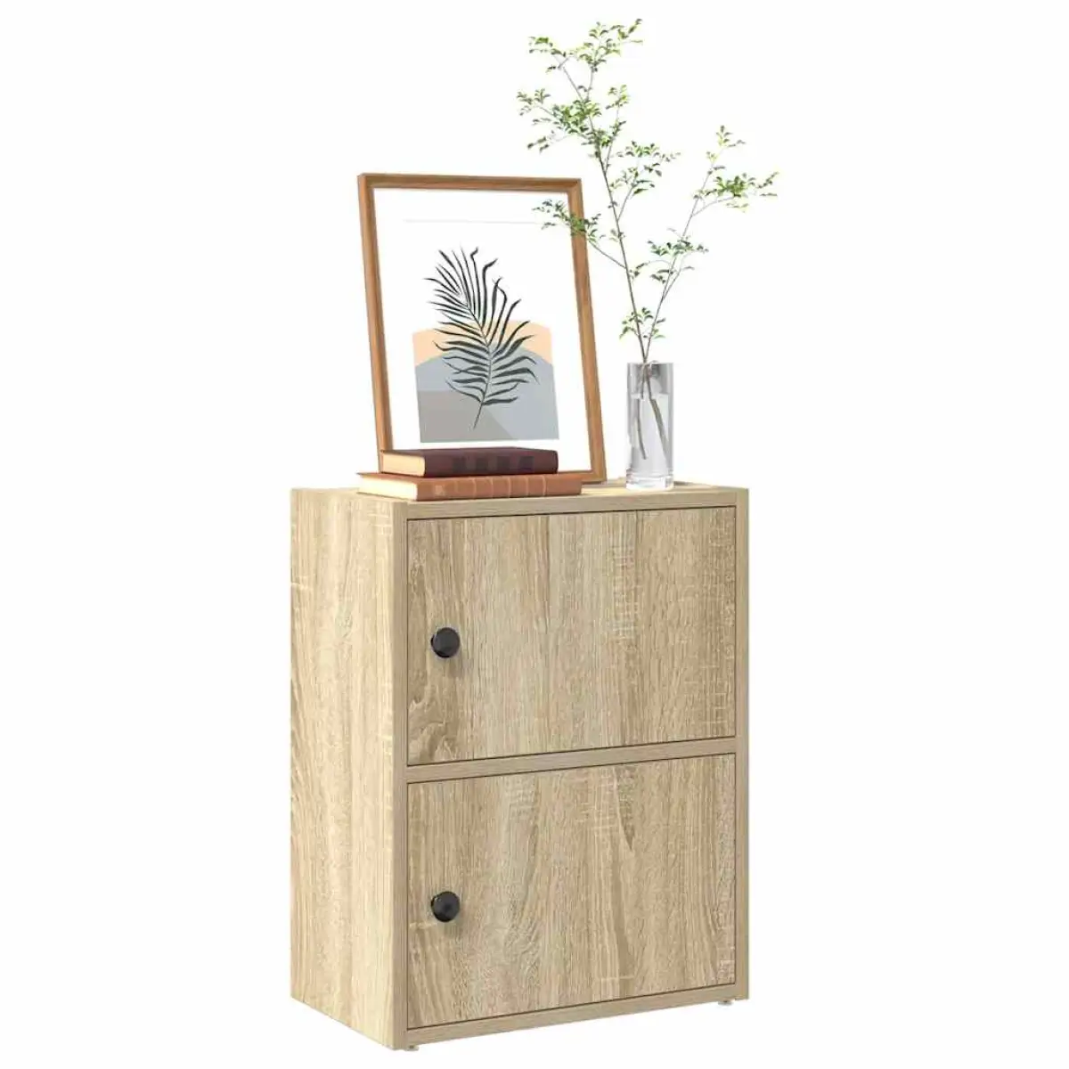 vidaXL vidaXL Bookcase Sonoma Oak 40x24x52 cm Engineered Wood - Bookcase