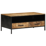 vidaXL VidaXL CoffeeTable 90x50x40 MangoWood LivingRoom - Coffee Table
