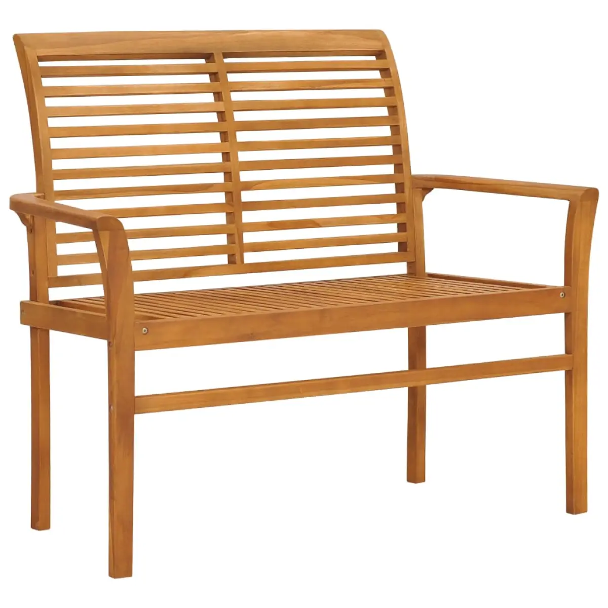 vidaXL vidaXL Garden Bench 112 cm Solid Teak Wood - Garden Chairs