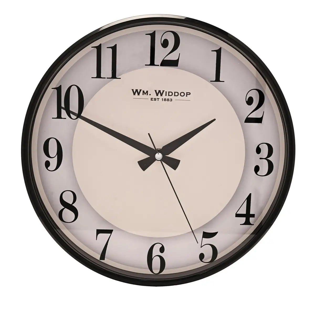 Widdop Wm Widdop 31CM White Dial Slim Line Wall Clock W9807 - Clock